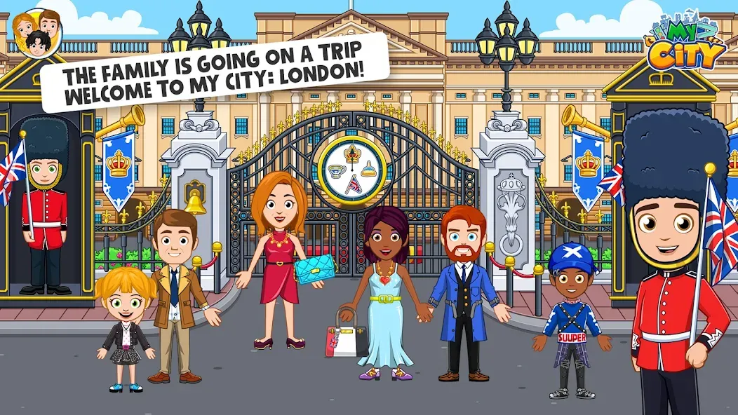 My City : London (Мой город)  [МОД Меню] Screenshot 1