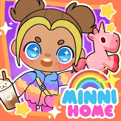 Скачать взлом Minni Family Home - Play House (Минни Семейный дом)  [МОД Menu] - стабильная версия apk на Андроид