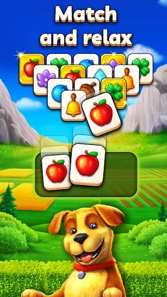 Joey's Farm - Tile Match  [МОД Много монет] Screenshot 1