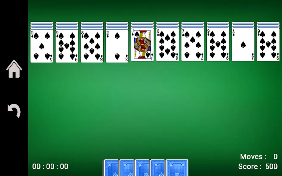 Spider Solitaire  [МОД Unlimited Money] Screenshot 2