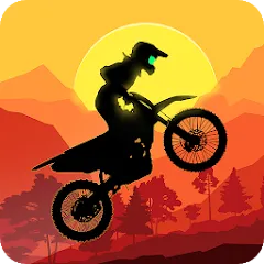 Взломанная Sunset Bike Racer - Motocross (Сансет Байк Рейсер)  [МОД Меню] - полная версия apk на Андроид