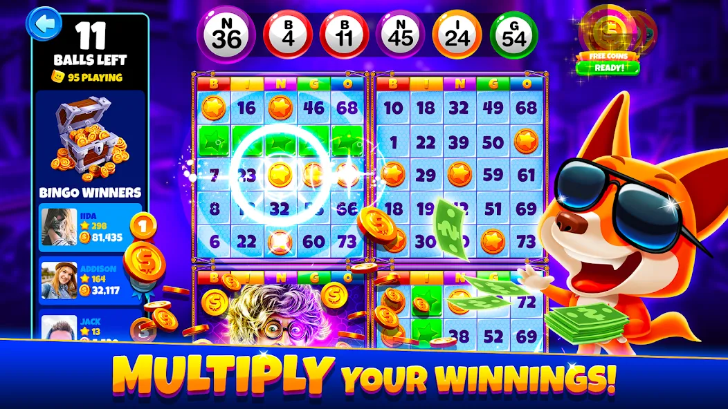 Xtreme Bingo! Slots Bingo Game  [МОД Unlocked] Screenshot 1