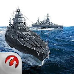 Взлом World of Warships Blitz War (Ворлд оф Варшипс Блиц Вар)  [МОД Бесконечные монеты] - полная версия apk на Андроид