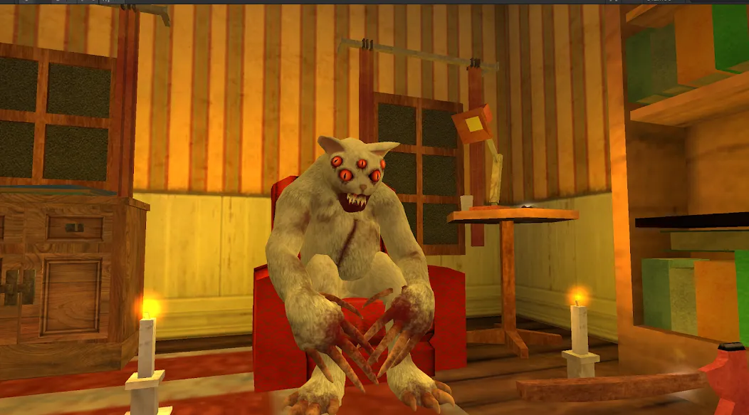 Cat Fred Evil Pet. Horror game  [МОД Бесконечные монеты] Screenshot 4