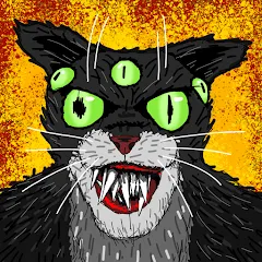 Скачать взломанную Cat Fred Evil Pet. Horror game  [МОД Бесконечные монеты] - стабильная версия apk на Андроид