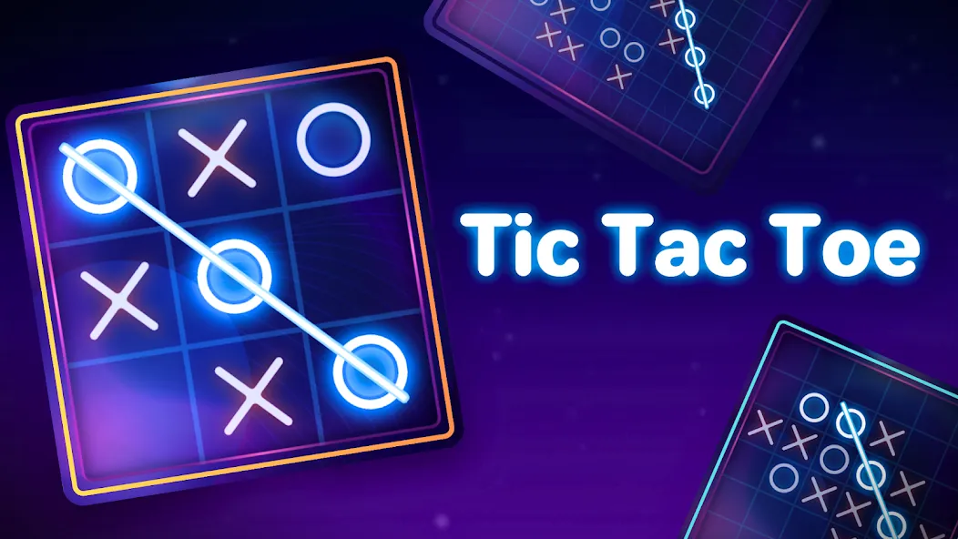 Tic Tac Toe 2 Player: XO Game (Тик Так Тоу 2 игрока)  [МОД Все открыто] Screenshot 1