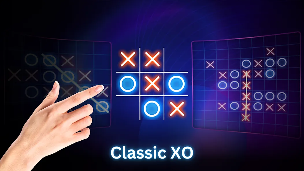 Tic Tac Toe 2 Player: XO Game (Тик Так Тоу 2 игрока)  [МОД Все открыто] Screenshot 2