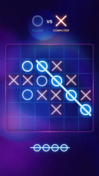 Tic Tac Toe 2 Player: XO Game (Тик Так Тоу 2 игрока)  [МОД Все открыто] Screenshot 5