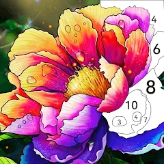 Скачать взлом Tap Color by Number - Coloring  [МОД Много монет] - последняя версия apk на Андроид