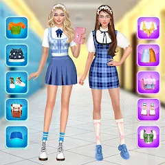 Взлом College Dress Up for Girls (Капель Макеовер)  [МОД Все открыто] - полная версия apk на Андроид