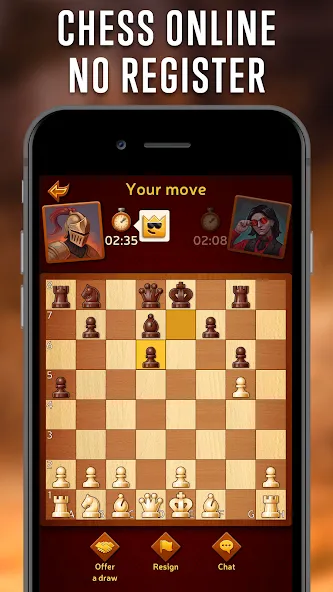 Chess Online - Clash of Kings  [МОД Бесконечные деньги] Screenshot 2