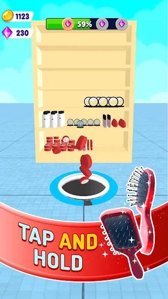 Hole and Fill: Collect Master! (Хол и Филл)  [МОД Бесконечные монеты] Screenshot 4