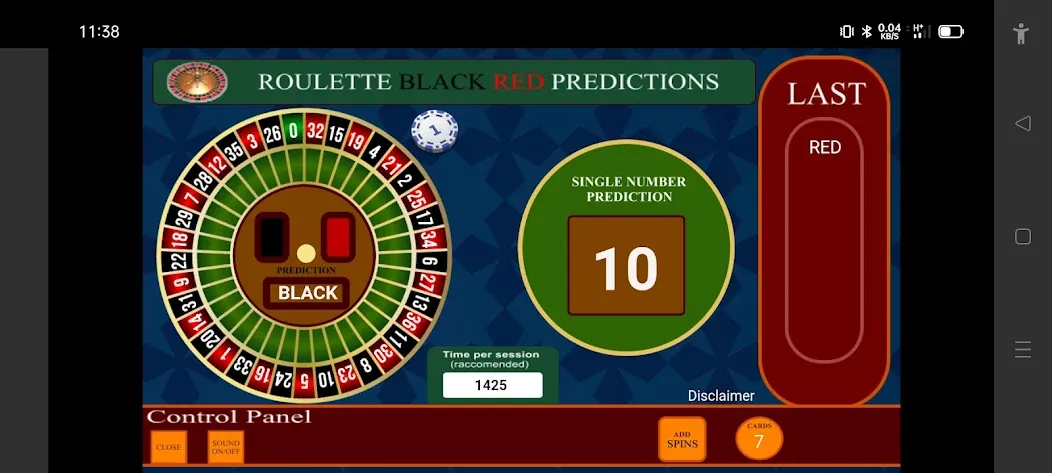 Roulette Black Red Calculator (Рулетка Черное Красное Калькулятор)  [МОД Бесконечные деньги] Screenshot 2