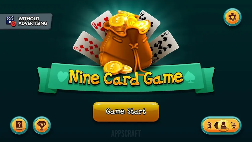 Nine Card Game online offline  [МОД Все открыто] Screenshot 2