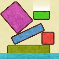 Скачать взломанную Drop Stack Block Stacking Game (Дроп Стэк блочная игра с укладкой блоков)  [МОД Menu] - стабильная версия apk на Андроид