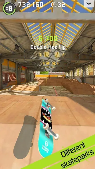 Touchgrind Skate 2 (Тачгринд Скейт 2)  [МОД Много денег] Screenshot 3