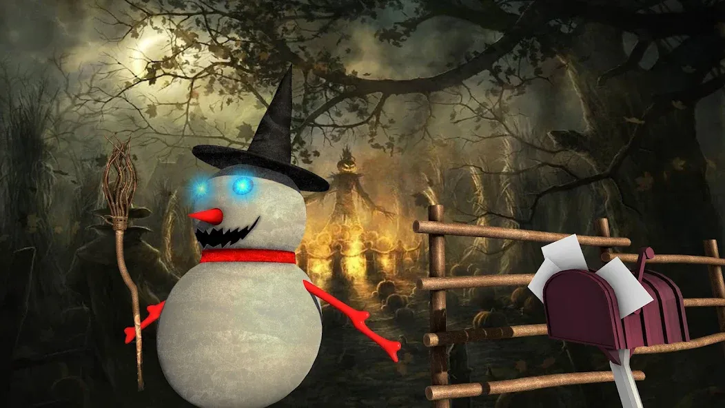 Evil Scary Snowman  Games 3d (Ивил Скари Сноумэн Геймс 3д)  [МОД Unlocked] Screenshot 2