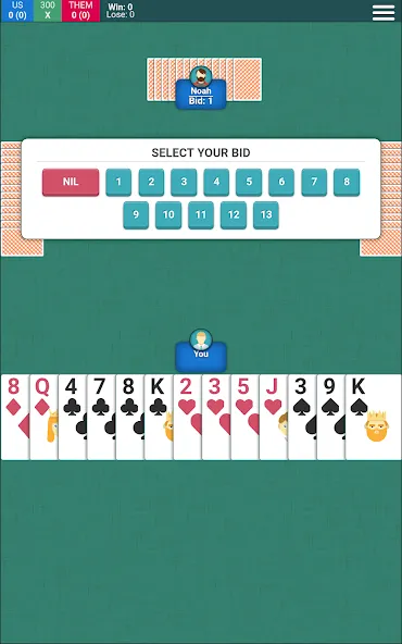 Spades Card Game (Спейдс Карточная Игра)  [МОД Все открыто] Screenshot 4