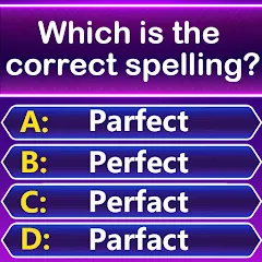 Скачать взломанную Spelling Quiz - Word Trivia (Спеллинг Квиз)  [МОД Меню] - стабильная версия apk на Андроид
