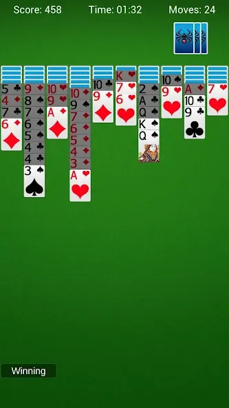 Spider Solitaire - Card Games  [МОД Unlocked] Screenshot 3