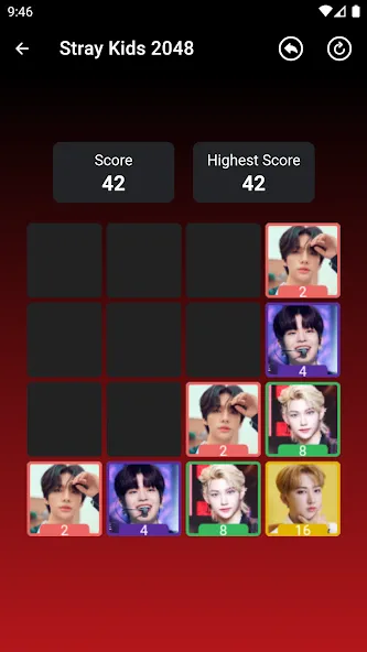 Stray Kids 2048 Game (Стрей Кидз 2048 игра)  [МОД Много денег] Screenshot 3