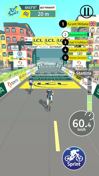 Tour de France Cycling Legends (Циклинг Легенды)  [МОД Unlocked] Screenshot 2