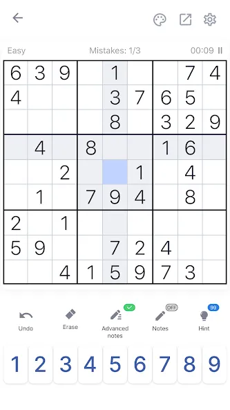 Sudoku - Classic Sudoku Puzzle  [МОД Много денег] Screenshot 1