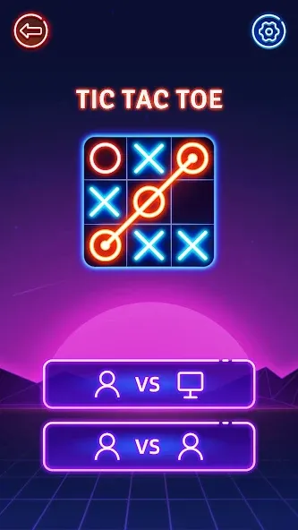 Tic Tac Toe 2 Player: XOXO  [МОД Много монет] Screenshot 3