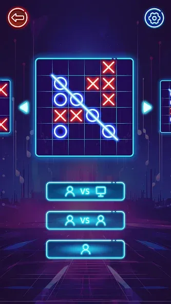 OX Game - XOXO · Tic Tac Toe  [МОД Меню] Screenshot 2