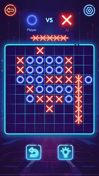 OX Game - XOXO · Tic Tac Toe  [МОД Меню] Screenshot 5