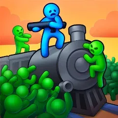 Скачать взлом Train Defense: Zombie Game (Трейн Дефенс)  [МОД Menu] - последняя версия apk на Андроид