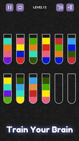 Water Sort Puzzle - Sort Color  [МОД Mega Pack] Screenshot 4