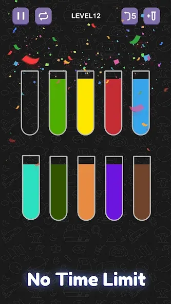 Water Sort Puzzle - Sort Color  [МОД Mega Pack] Screenshot 5