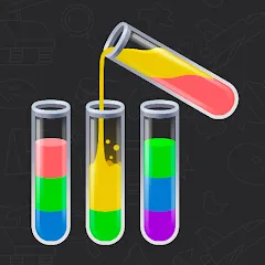 Скачать взломанную Water Sort Puzzle - Sort Color  [МОД Mega Pack] - стабильная версия apk на Андроид