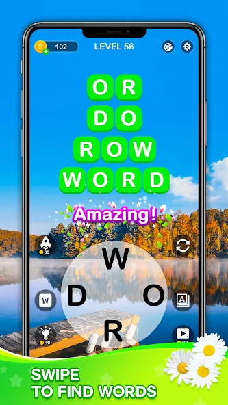 Word Connect - Train Brain (Ворд Коннект)  [МОД Бесконечные монеты] Screenshot 1