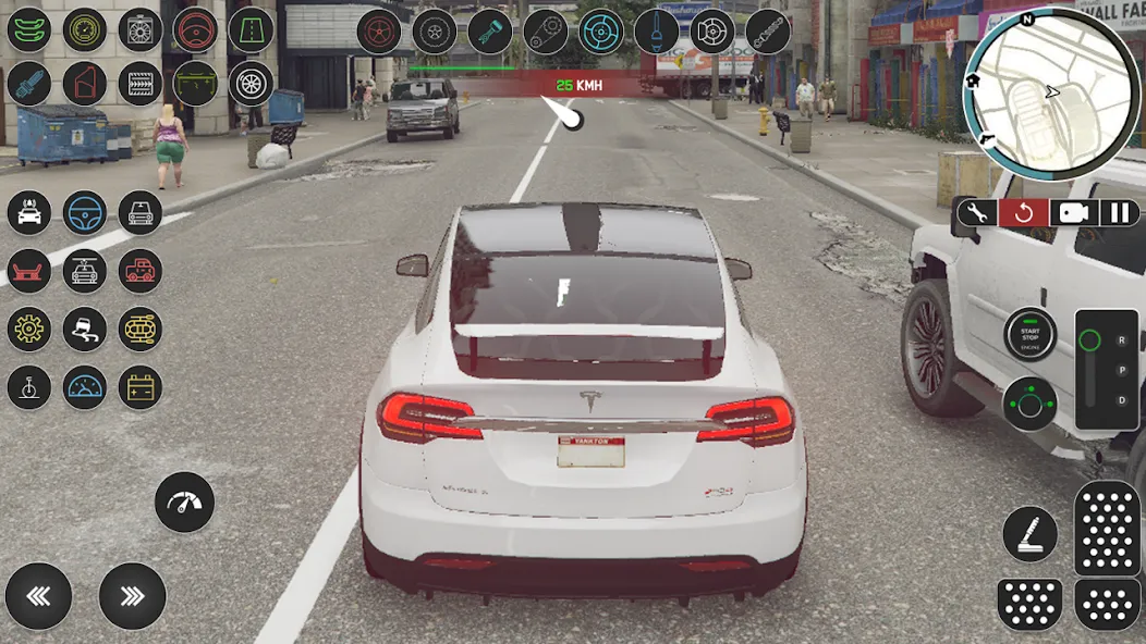 Electric Tesla Model X Driver (Электрический водитель   )  [МОД Unlimited Money] Screenshot 4